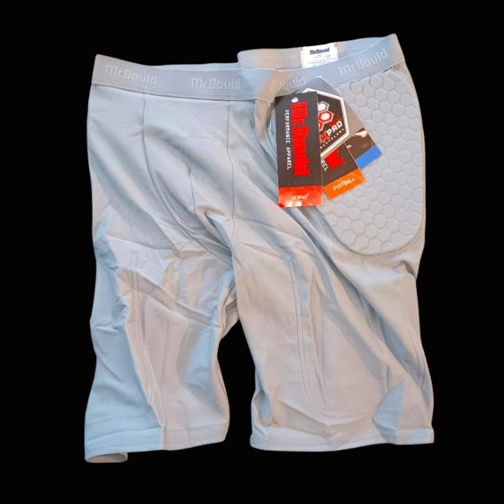 McDavid Mens Football Shorts W/Compression and Padding. Size 3X
